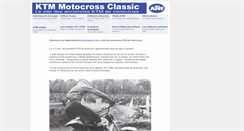 Desktop Screenshot of ktmmotocrossclassic.com